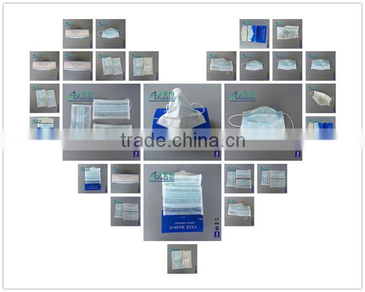 protective non woven face mask Single,Double and triple Layer earloop
