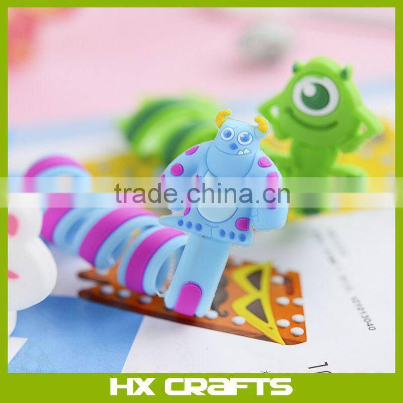 Cartoon Design Cute Cable Tie Cord Organizer Earphone Wrap Winder/ Fixer Holder/cord Manager/cable Winder