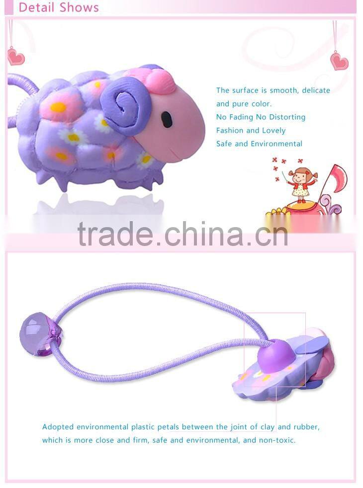 2016 High Quality Hair Accessories For Girls Sheep Hair Extensions