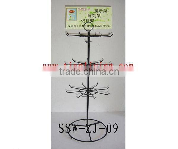 Fry Pan Shelf/cookware display/pan stand/mental stand/pan spinner/mental rack/pan rack