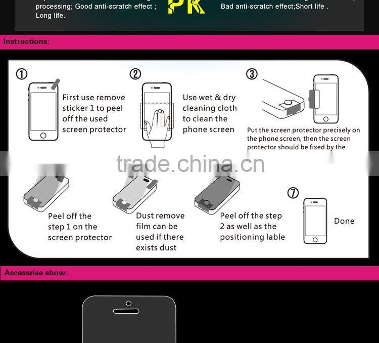 Korea PET Diamond screen guard for blackberry 9810