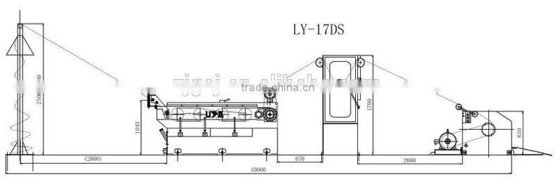 Medium wire drawing machine