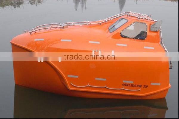 16 persons totally enclosed lifeboat/ Free fall life boat launching device