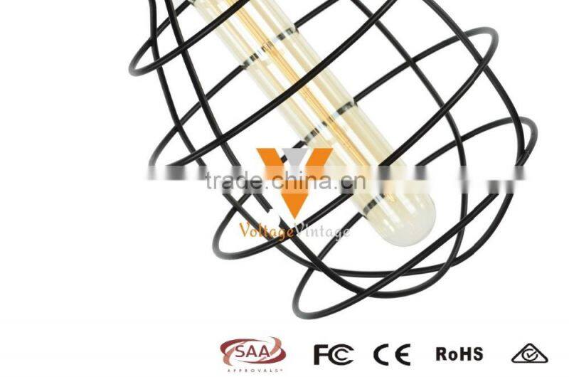 Manufacturer's Premium New Design Pendant Lamp Wire Iron Cage Track Light Pendant