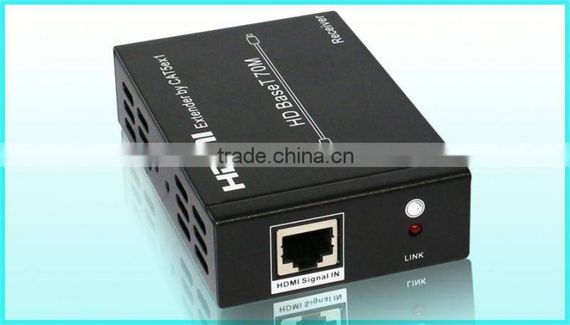 HD BaseT, HDMI Extender over Cat5e/Cat6 70meter, factory price