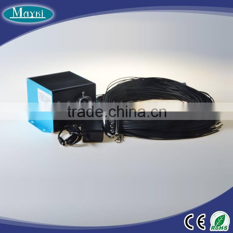 2016 Fashion floor star light kit with end emitting jacket fiber and quality LED light source