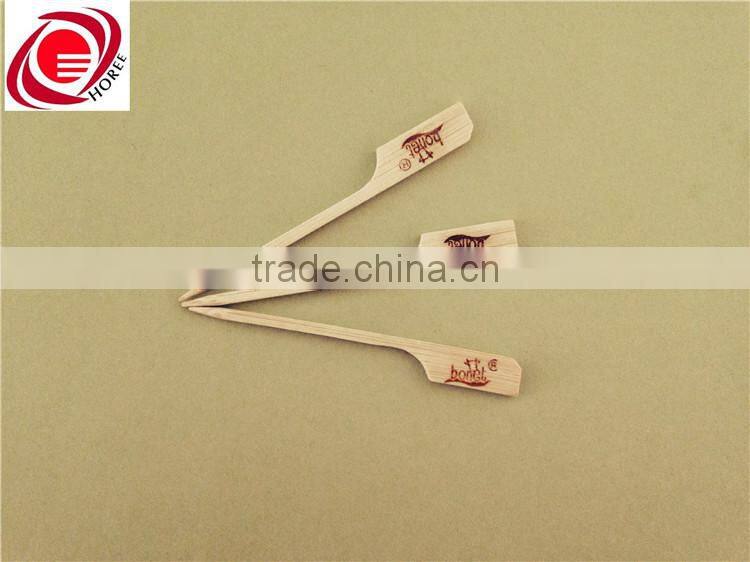 Chinese Anhui customizable mini bamboo fruit fork with logo