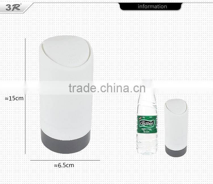 Newest universal use auto accessory car garbage bin with soft silicon