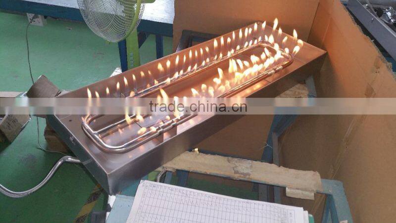 Outdoor Rectangle Gas Fire PIt System
