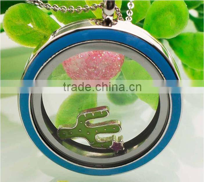Fashion Necklaces Screw Floating Locket