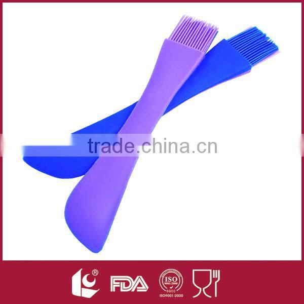 Personalized silicone double brush and spatula set for baking tools