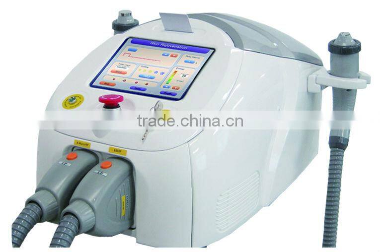 Monopolar and bipolar RF skin rejuvenation machine