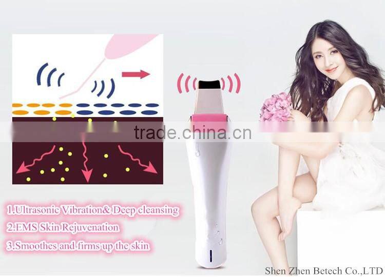 Beauty skin facial Ultrasound skin scrubber ultraschall Beauty machine
