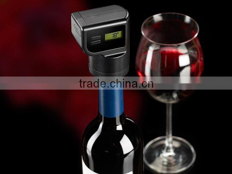 smart Intelligent Automatic Wine whiskey champagne Preserver Electric Vacuum Pump Digital Temperature for wine lover
