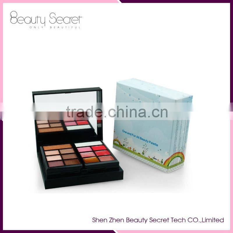 Multi-colorshimmer 23 color eyeshadow palette with makeup tool