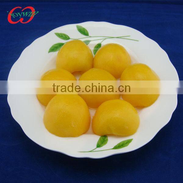 High quality canned peach halves, manufacturer of canned fruit