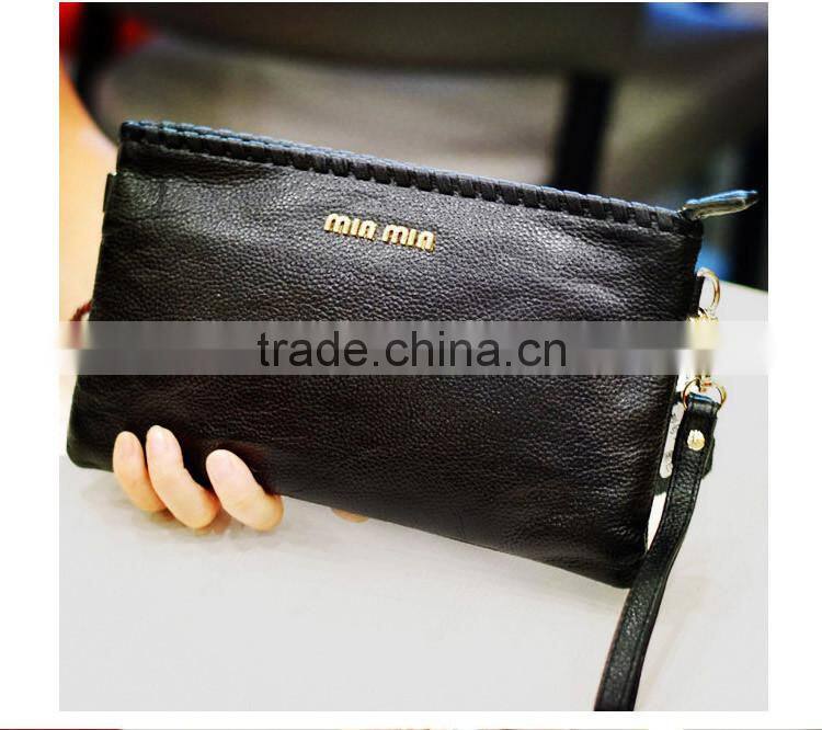 manufacturees customized simple storage cowhide handbag mini shoulder bag