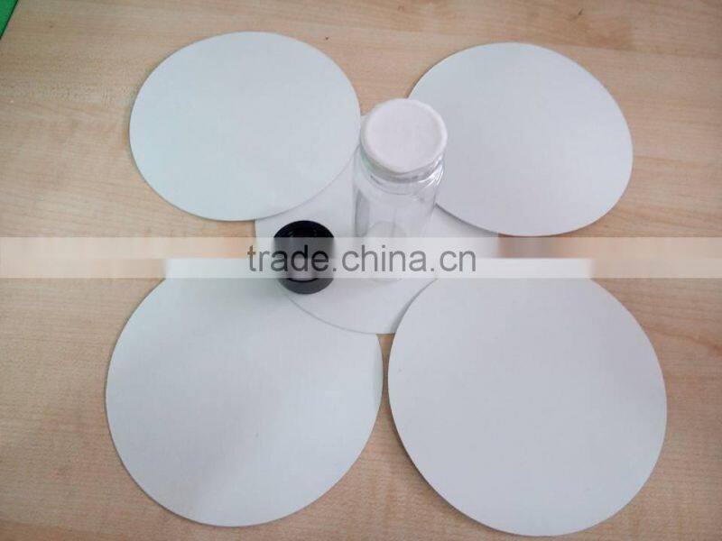 Aluminium foil laminated white paper board for glass plastic bottle