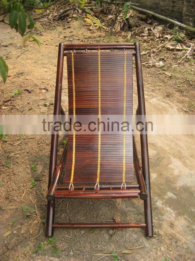 Traditional design bamboo stool made in Vietnam