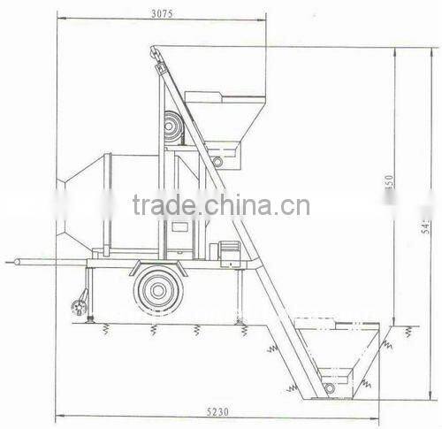 Best Selling Concrete Mixer Trailer