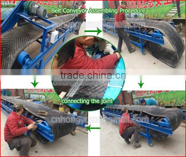 International standard gravel conveying horizontal belt conveyor