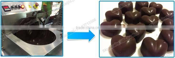 Small automatic chocolate processing machine