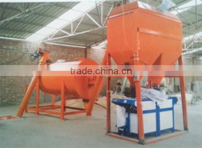 1-8 tons tile adhesive machine, all kinds of powder production line with automatic packing machine