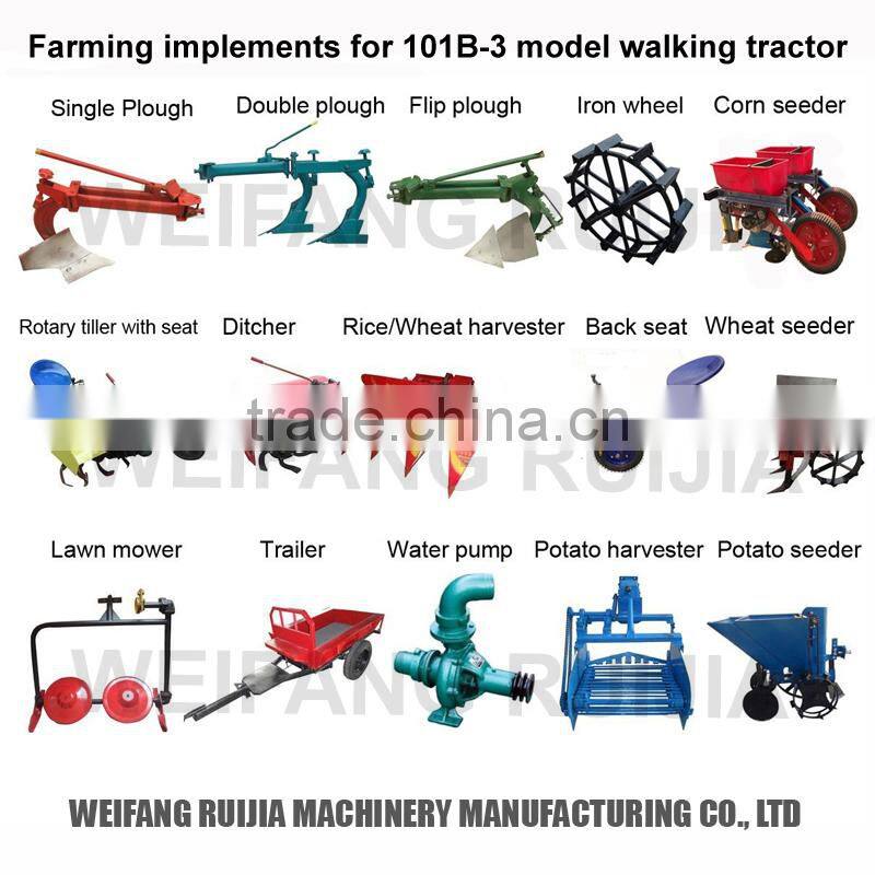 China farm mini tractor rototiller hydraulic axle farm rotovator for sale! 12hp / 15hp walking tractor type mini tractor !