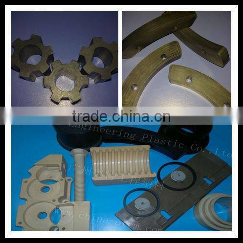 solid hard plastic engineering plastic machining parts PTFE machining parts