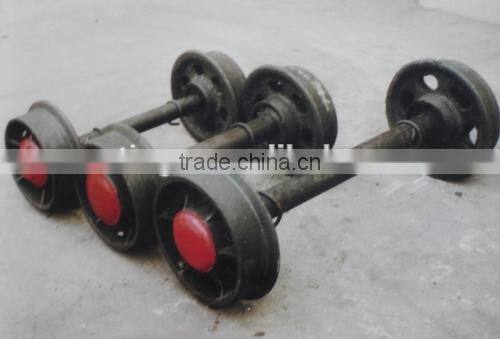 Mining Flat Car With Mine Car Wheels