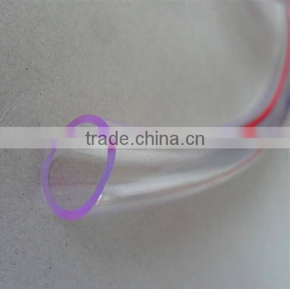 wholesale food grade red marker line clear hose
