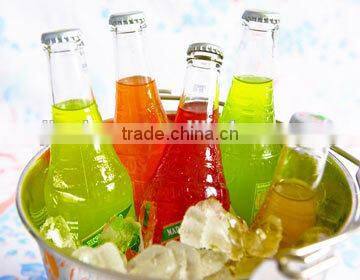Carbonated drinks with flavors