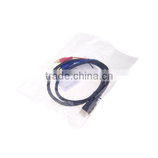 HDMI to 3-RCA RGB Audio Video Component Cable