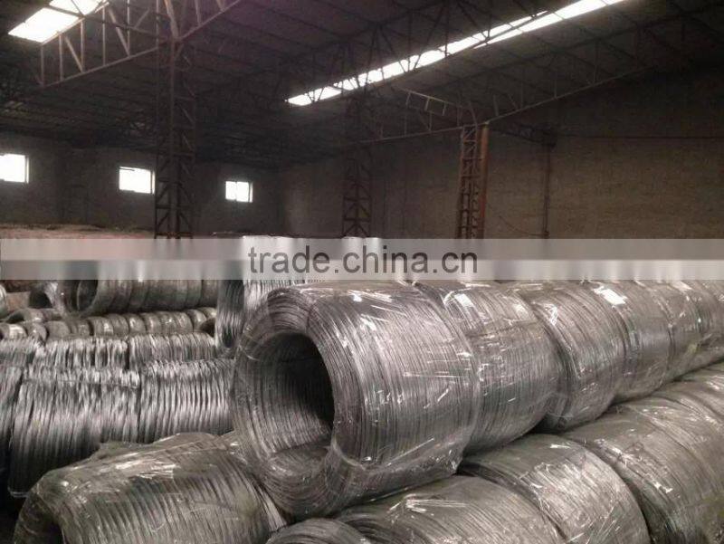 Flat Wire Type and Galvanized Surface Treatment galvanized steel wire