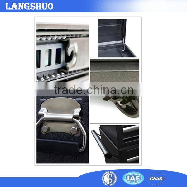 Practical used metal material cabinet type trolley tool box
