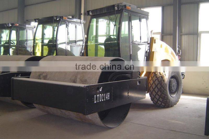 Low Price Road Roller Compactor 14tons - Single-Drum Compactor Machine LUTONG LTD214H
