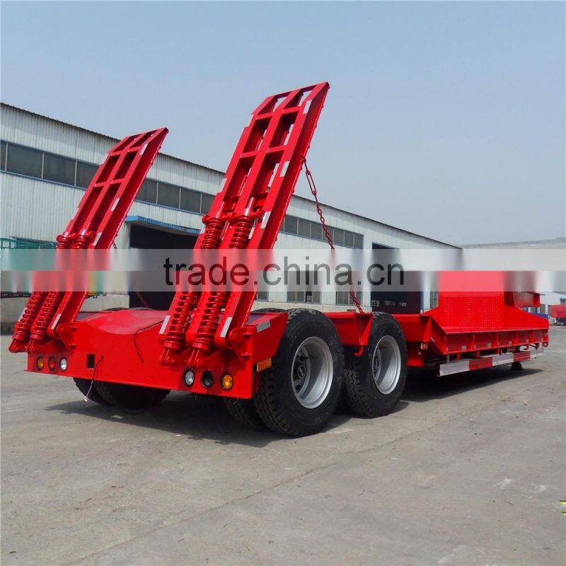 factory price heavy equipment truck military lowboy trailer
