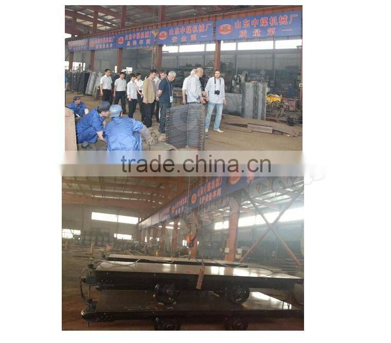 15T gauge 600mm mining flat rail car from Chinacoal Group