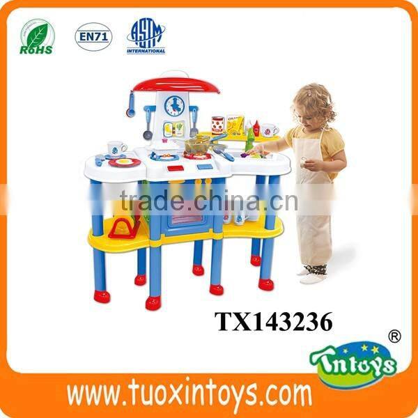 popular kitchen play toys with sound and light for kiids