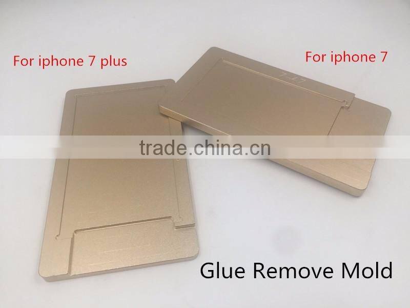 LCD repair parts Cold press frame for iphone 7 with front glass OCA optical adhesive tape film