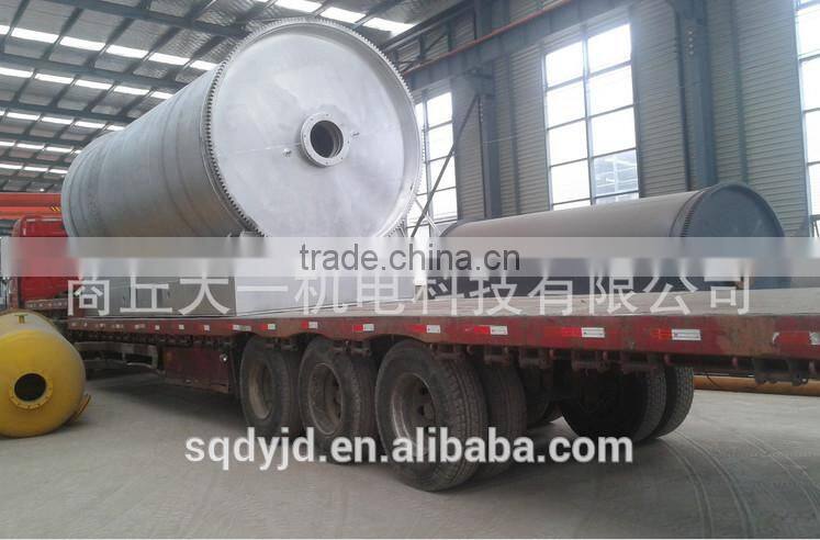 Meet the environmental standards of horizontal cracking waste rubber refining equipment!