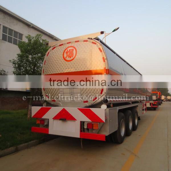 CLW 3 Axles Aluminum Trailer 55000L for Oil Transportation