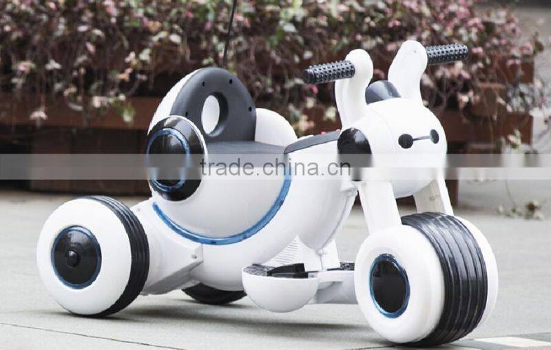 Baymax Style Electric Children Motorcycle