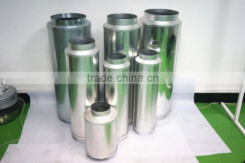 Different Dimensions Hydroponics Vent Duct Air Muffler