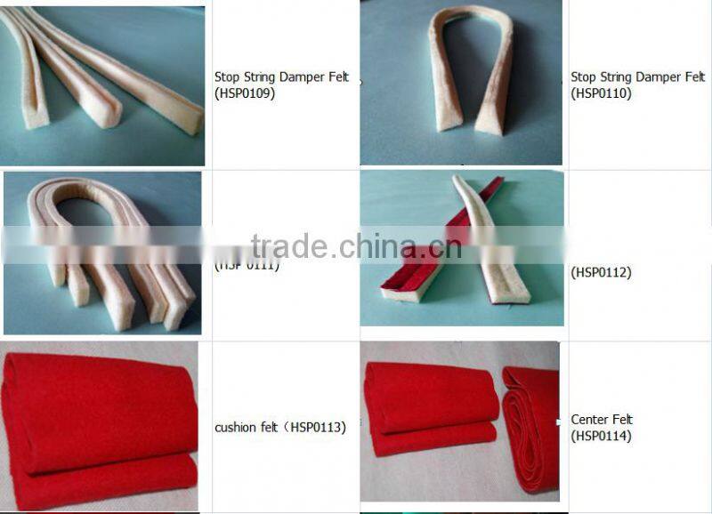 china suppliers piano triangle felt belt