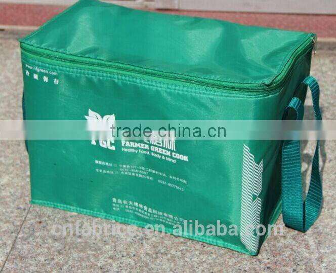 Alibaba china Customized Polyester Promotional Lunch Bottle Food Cooler Bag