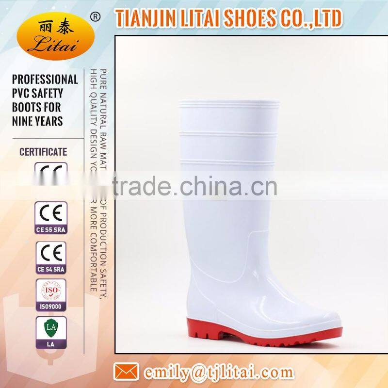 cheap heavy duty pvc rain boots with steel toe for foods