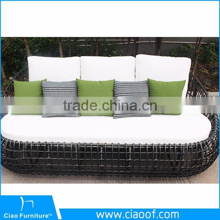 HK- 2013outdoor modern comfortable rattan sofa 6034
