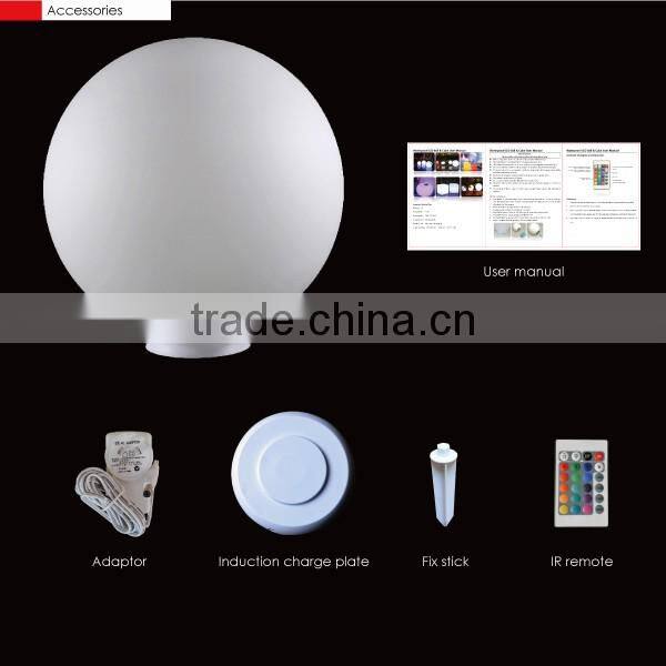 solar eco-friendly plastic floating ball with light inside for swimming pool