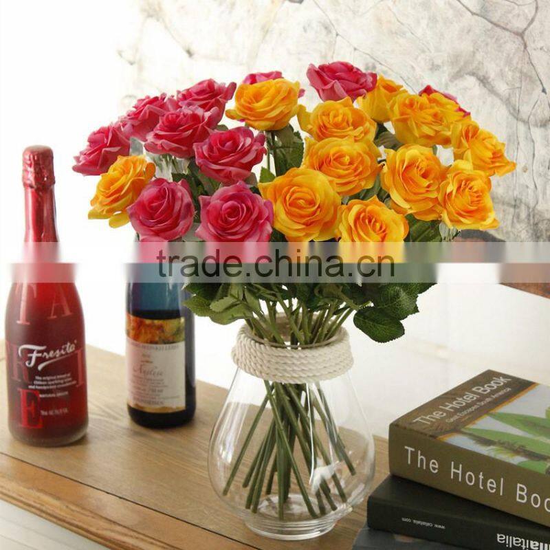 New design vivid silk rose flowers wedding artificial flowers